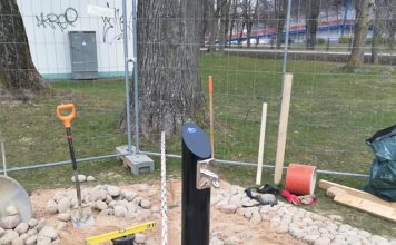 Reņķa dārzā uzstāda dzeramā ūdens brīvkrānu