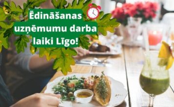 Ventspils ēdināšanas uzņēmēju piedāvājumi un darba laiki Līgo svētkos