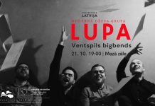 Džems ar Ventspils bigbendu un modernā džeza grupu “Lupa”