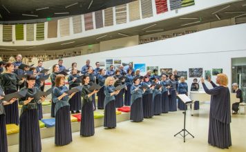 Kora “Līvzeme” koncerts Pārventas bibliotēkā