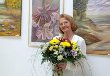 Maldas Pornieces izstādes atklāšanas pasākums Ventspils Galvenajā bibliotēkā