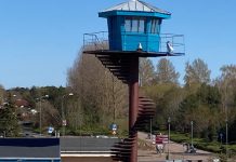 Atjaunots Ventspils pludmales Glābšanas tornis