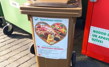 Sākas bioloģisko atkritumu dalīta vākšana