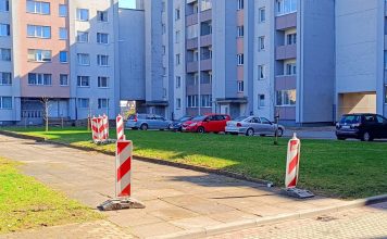 Pilsētā turpinās iekšpagalmu labiekārtošanas darbi