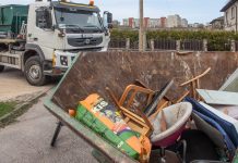 Ventspilī akcijā savākti 294 m3 lielgabarīta atkritumu