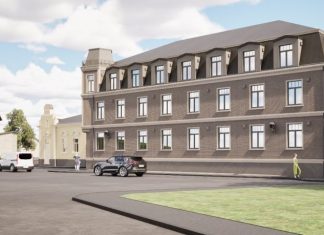 Sākta dzīvokļu ēkas būvniecība Sinagogas ielā 2