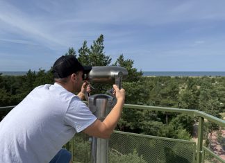 Jaunais tālskatis paplašina tūrisma iespējas vēsturiskajā 46. krasta baterijas tornī